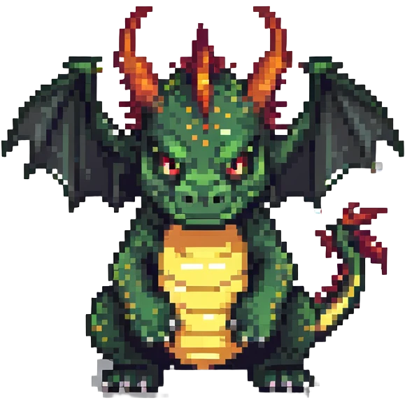 Angry dragon emoji