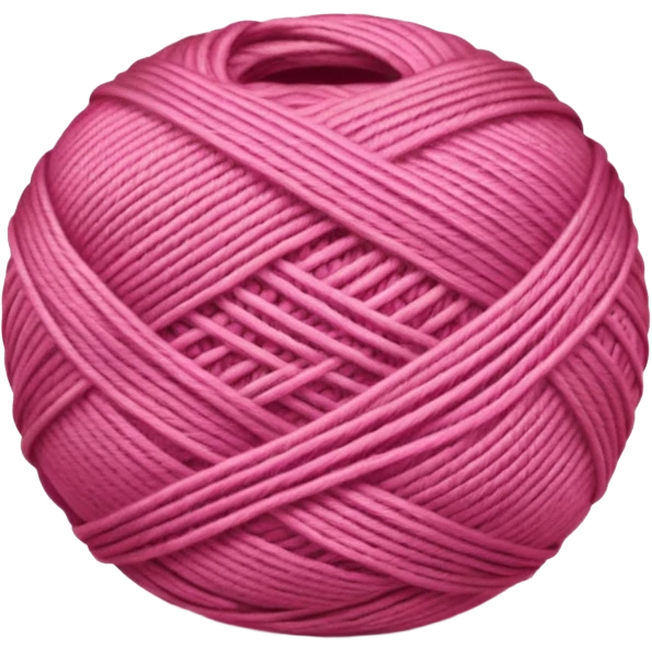 ball of knitting thread pink emoji