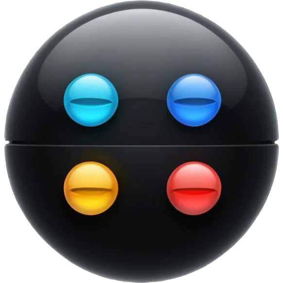 Píldora negra emoji