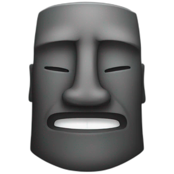 Moai good emoji