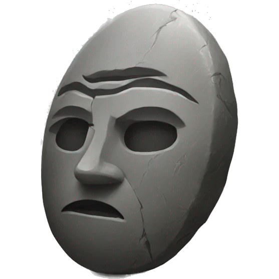 Silence stone emoji