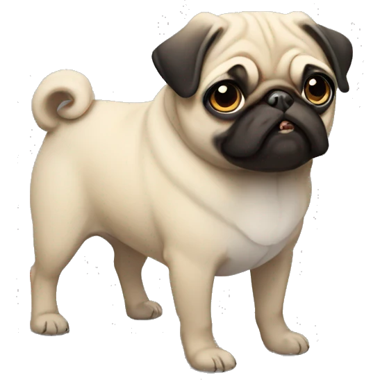 Pug emoji
