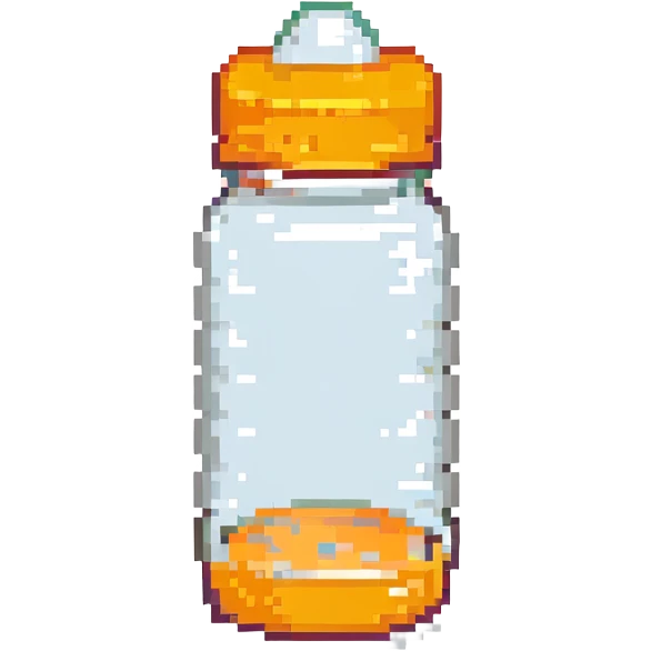 baby bottle with orange lid emoji