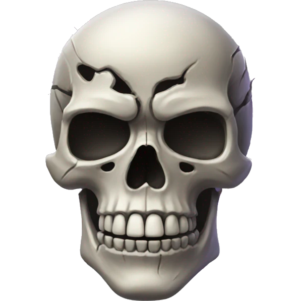lightning skeleton emoji