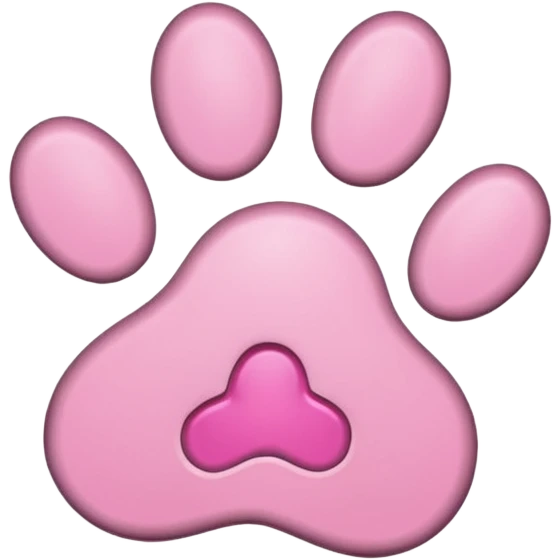 puppy paw print with a border emoji