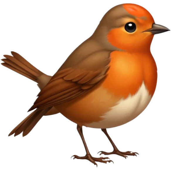 Robin bird emoji emoji