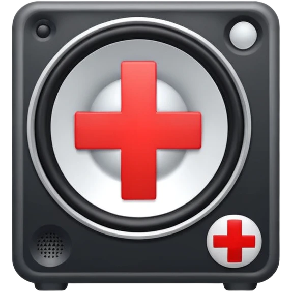 mac os icon audio speaker red cross emoji