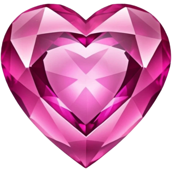 gemstone pink heart emoji
