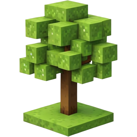Minecraft tree emoji