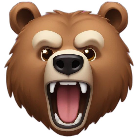À grizzly hungry emoji