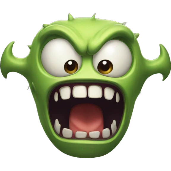screaming monster emoji