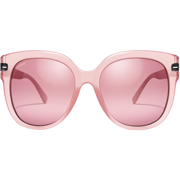 Powder pink Chanel sunglasses emoji