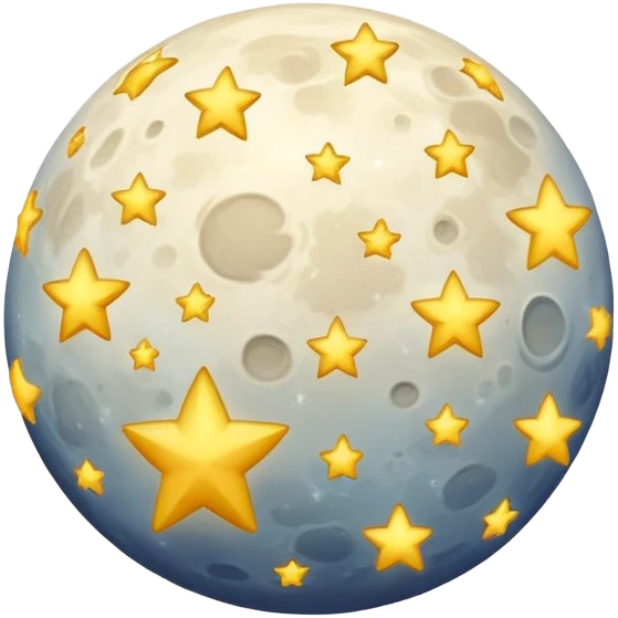 Moon and stars emoji