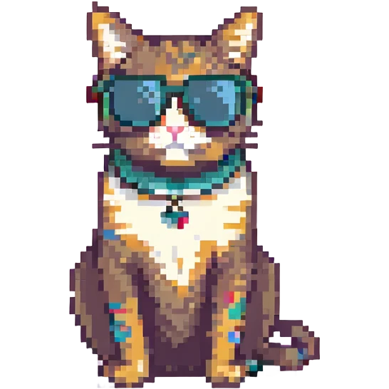 cat wearing sunglasses emoji