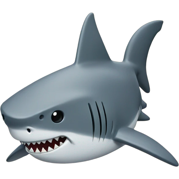 Shark playing cards emoji