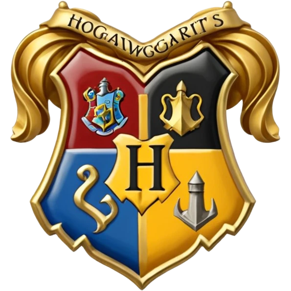 hogwarts badge emoji