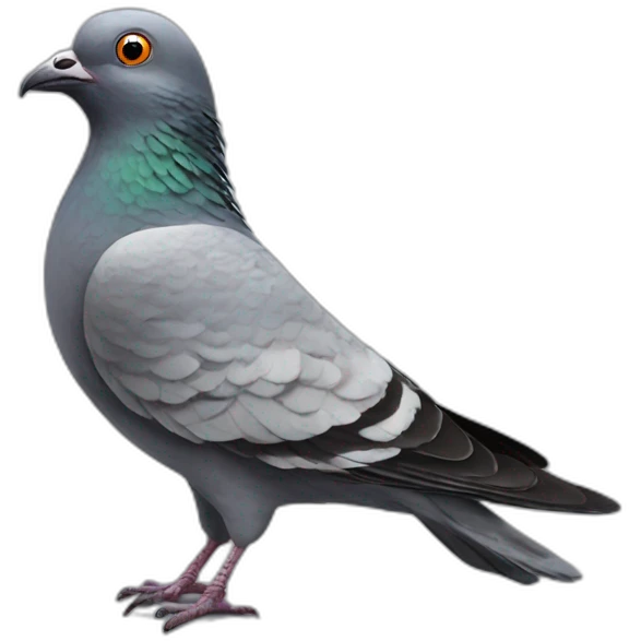 freaky pigeon emoji