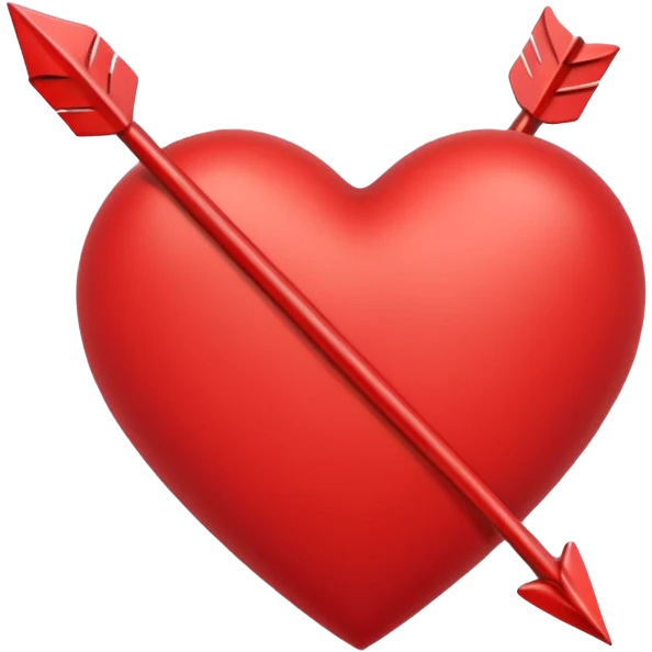 romantic love, heart with arrow emoji