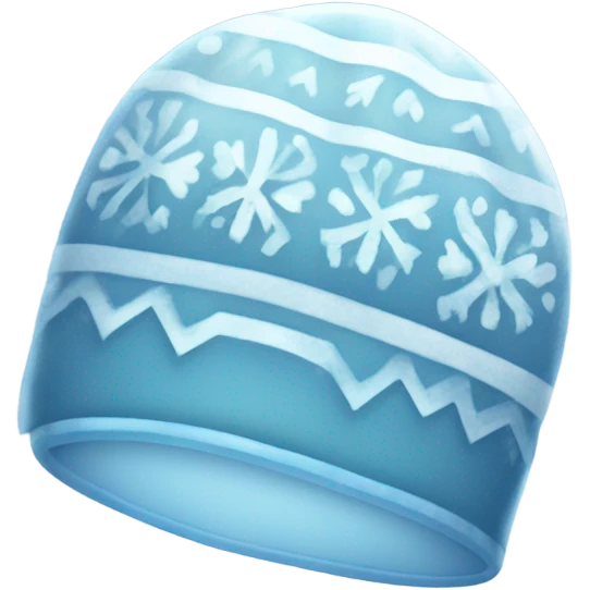 Frozen hat emoji