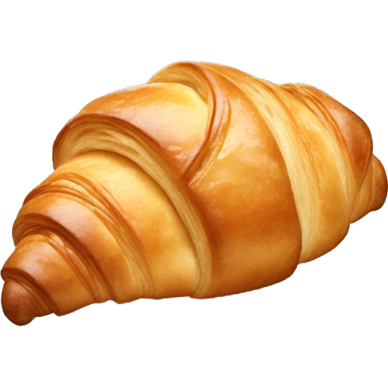 Croissant with almond topping emoji