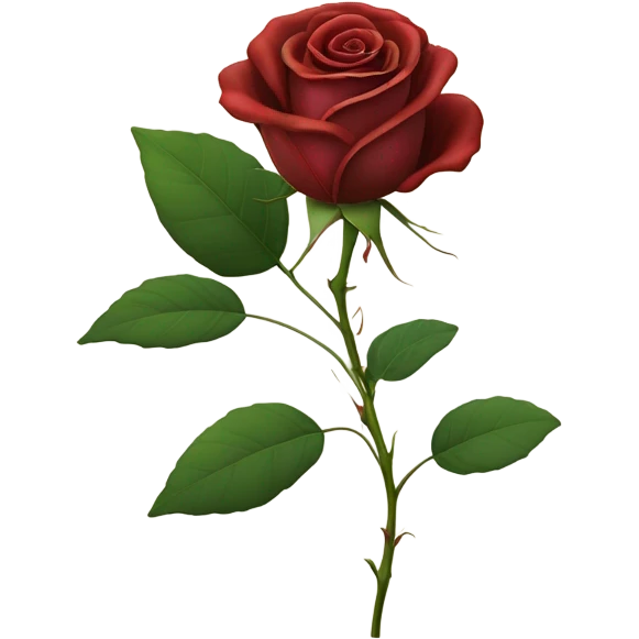 rose simple charm emoji