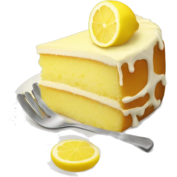 Lemon cake emoji
