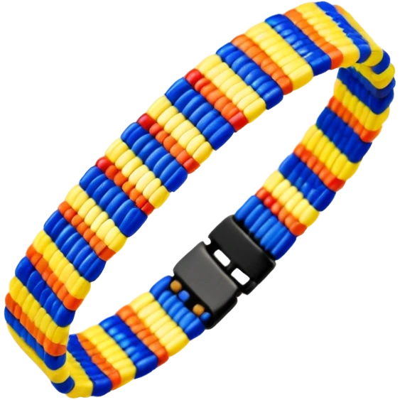 beaded friendship bracelet emoji