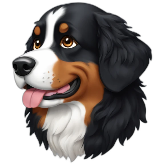 Bernese mountain dog emoji