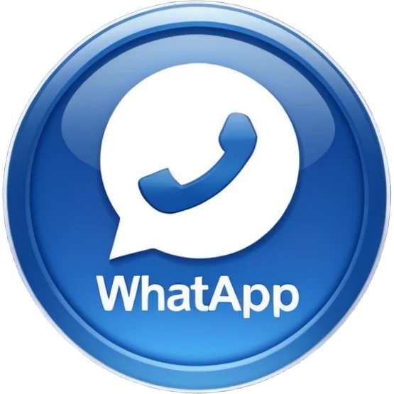 badge bleu du compte WhatsApp et Facebook certifié emoji