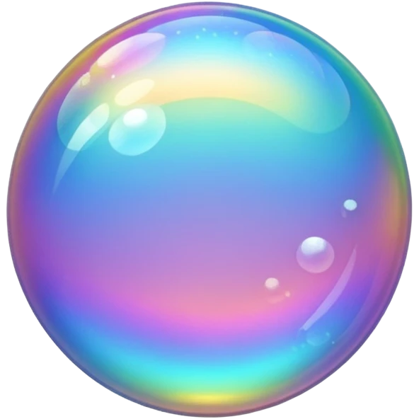 sparkling bubble emoji