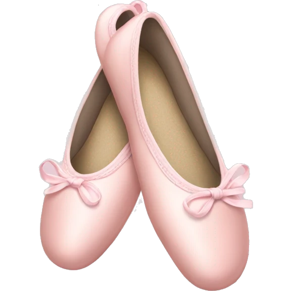 Pale pink ballet shoes emoji
