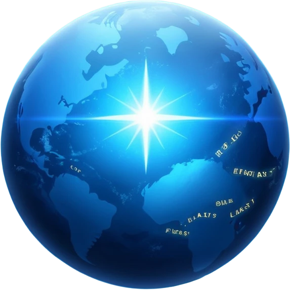 The image is a sci-fi poster with glowing blue text that reads “STAR BLAST.” A bright blue planet or star glows at the bottom, giving the design a futuristic, space-themed look. dont foget the text  emoji