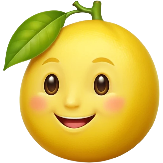 happy lemon emoji