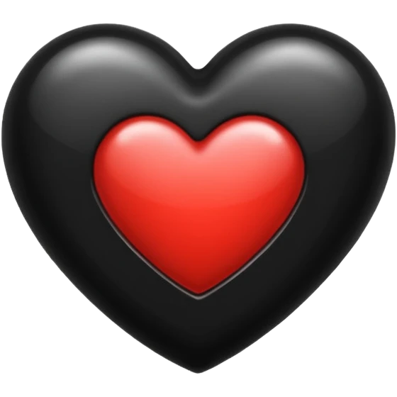 💘 change heart colour to black emoji