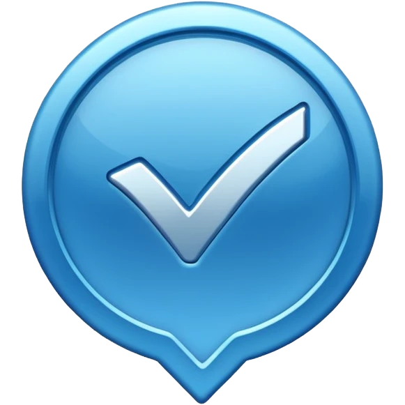 Check verificado de cuenta emoji