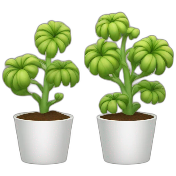 two egplants emoji