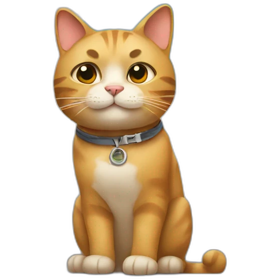 Cat on a plane emoji