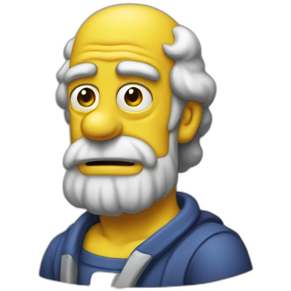 Old homer simposon emoji