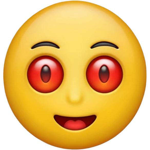Yellow emoji that’s high with red eyes and barely open, like he’s trippin  emoji