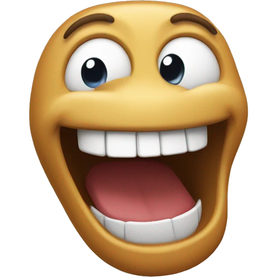 Woozle Goozle laughing emoji