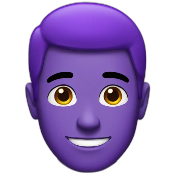 purple guy emoji