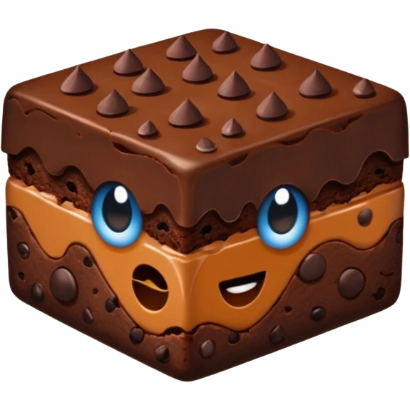 Brownie emoji