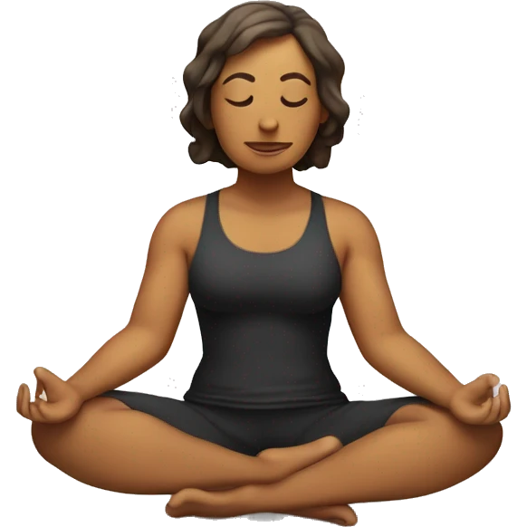 yoga padmasana emoji