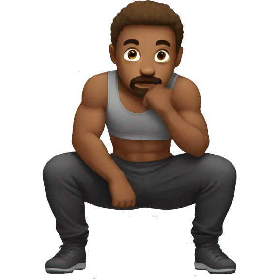 squat  emoji