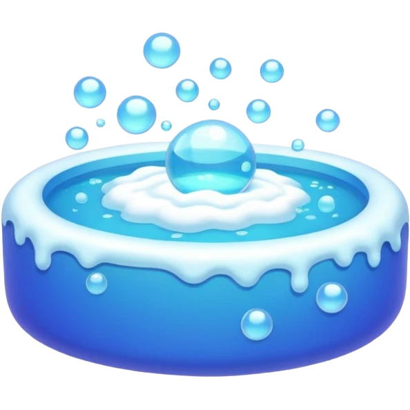 Bubble pool emoji