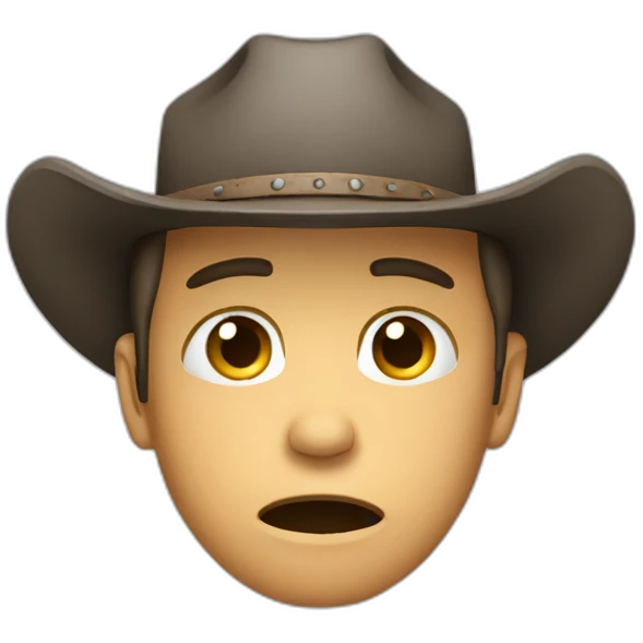 Crying-stressed-Oncall-cowboy emoji