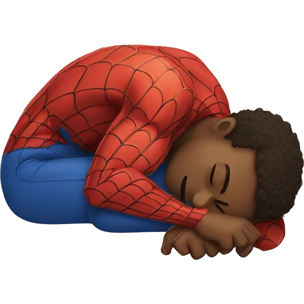 Spider-Man Sleeping emoji