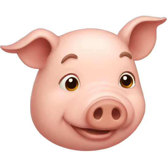 brown pig emoji
