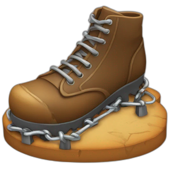 foot in bear trap emoji