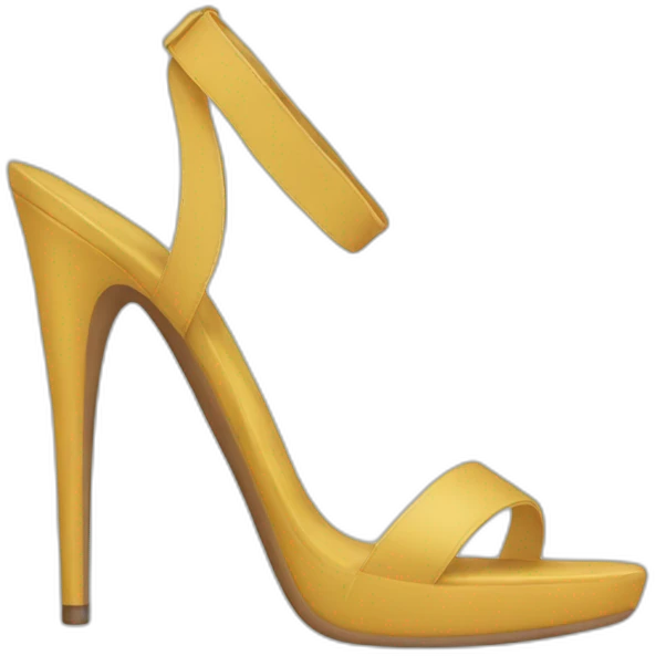 Platform high heels emoji
